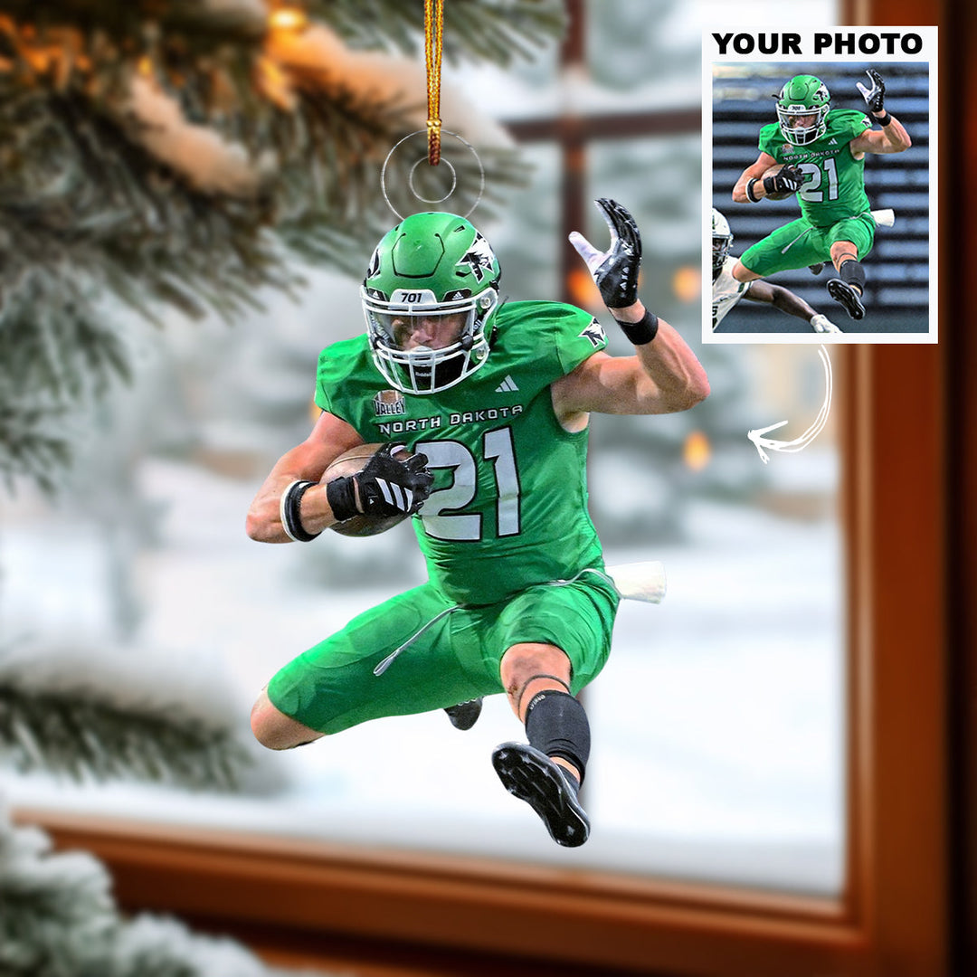 The Strong Hurdle - Personalized Photo Mica Ornament - Christmas Gift For Family Members