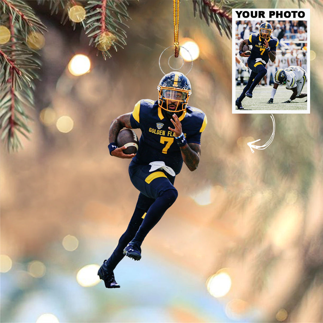 The Swift Carry - Personalized Photo Mica Ornament - Christmas Gift For Family Members