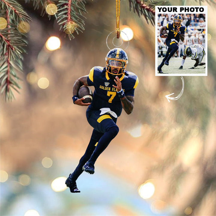 The Swift Carry - Personalized Photo Mica Ornament - Christmas Gift For Family Members