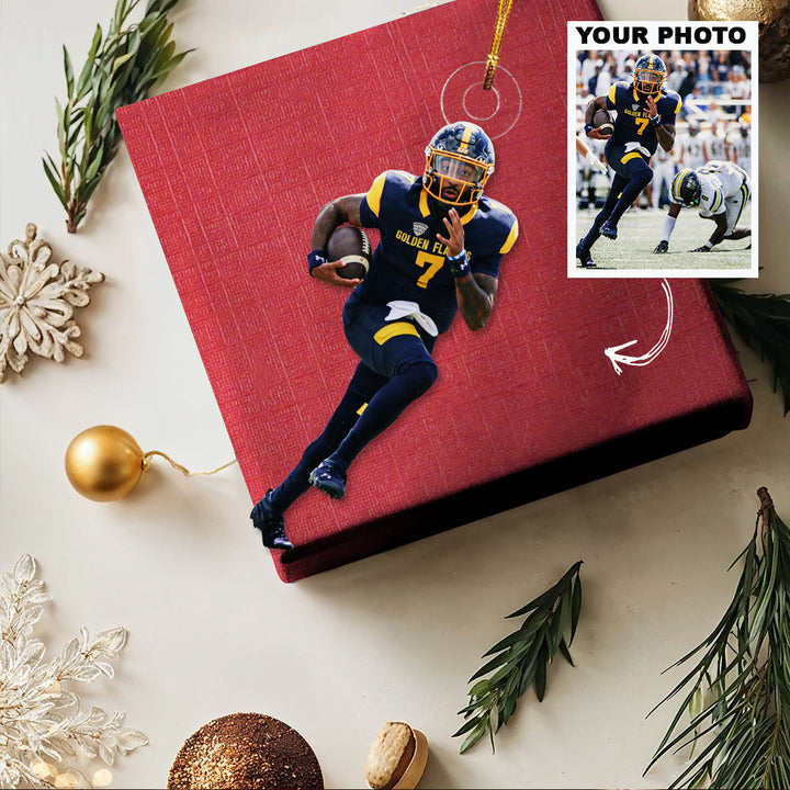 The Swift Carry - Personalized Photo Mica Ornament - Christmas Gift For Family Members