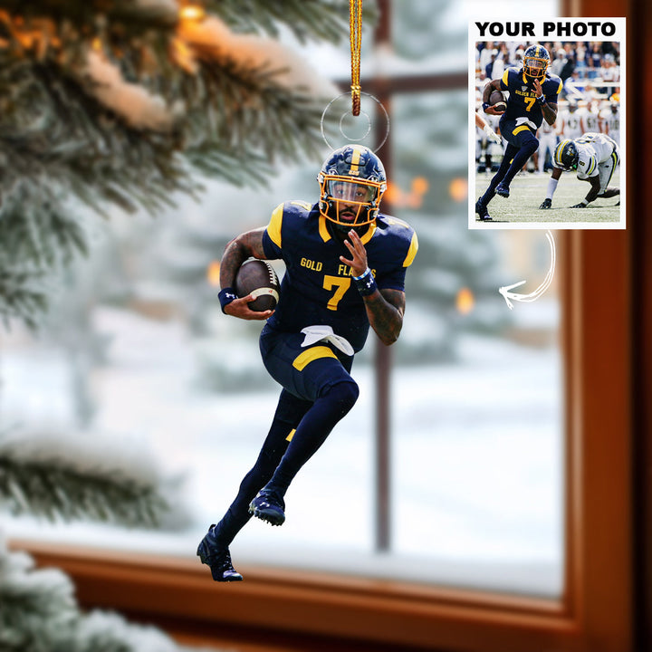 The Swift Carry - Personalized Photo Mica Ornament - Christmas Gift For Family Members