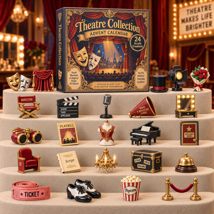 CHRISTMAS KICKOFF 40% OFF - Theatre Collection Advent Calendar 2026 - 24-Day Festive Countdown, Acrylic Charms Blind Box - Gift For Theatre Lovers AC0TH243