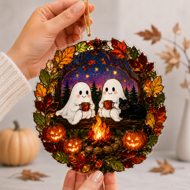 Too Cute To Spook Mica Ornament NCUTH004