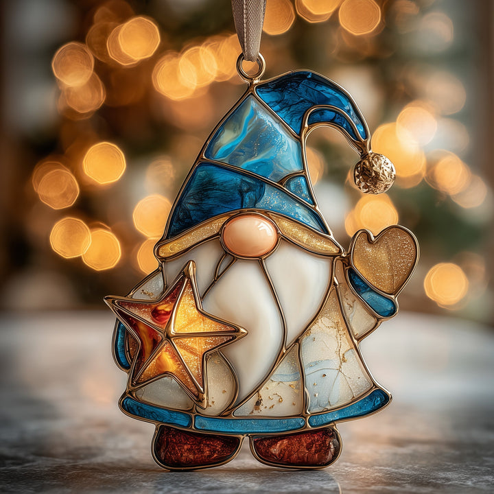Twinkle Star Gnome Mica Ornament NCU0DH313