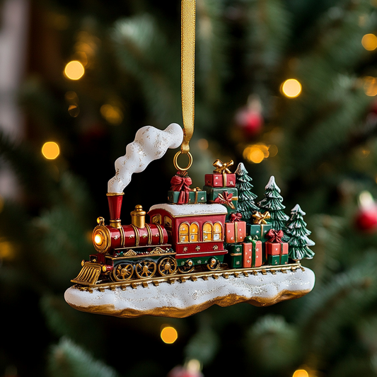 Twinkle Train Mica Ornament NCU0VH060