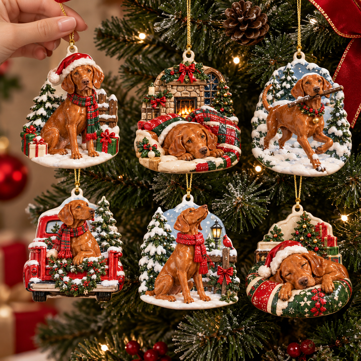 Vizsla Christmas Ornament Gift Set NCU0HA118