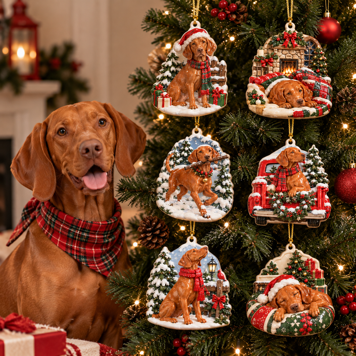 Vizsla Christmas Ornament Gift Set NCU0HA118