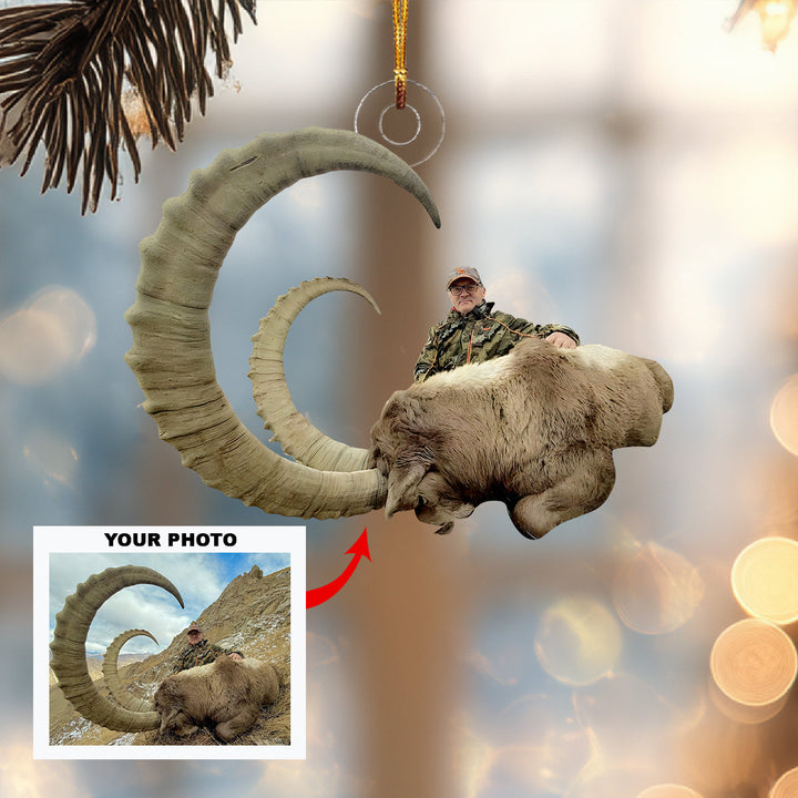 Hunter’s Big Day-Personalized Photo Mica Ornament-Christmas Gift For Hunting Lovers