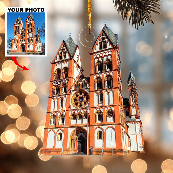 Church of Holy Light-Personalized Photo Mica Ornament-Christmas Gift For Family Members