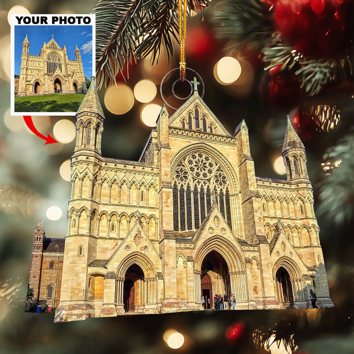 My Blessed Sanctuary-Personalized Photo Mica Ornament-Christmas Gift For Family Members