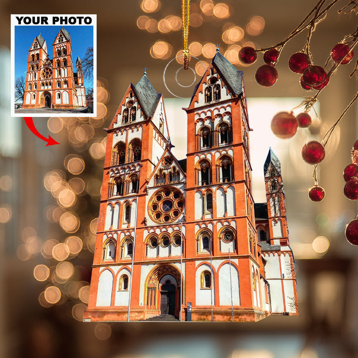 Church of Holy Light-Personalized Photo Mica Ornament-Christmas Gift For Family Members
