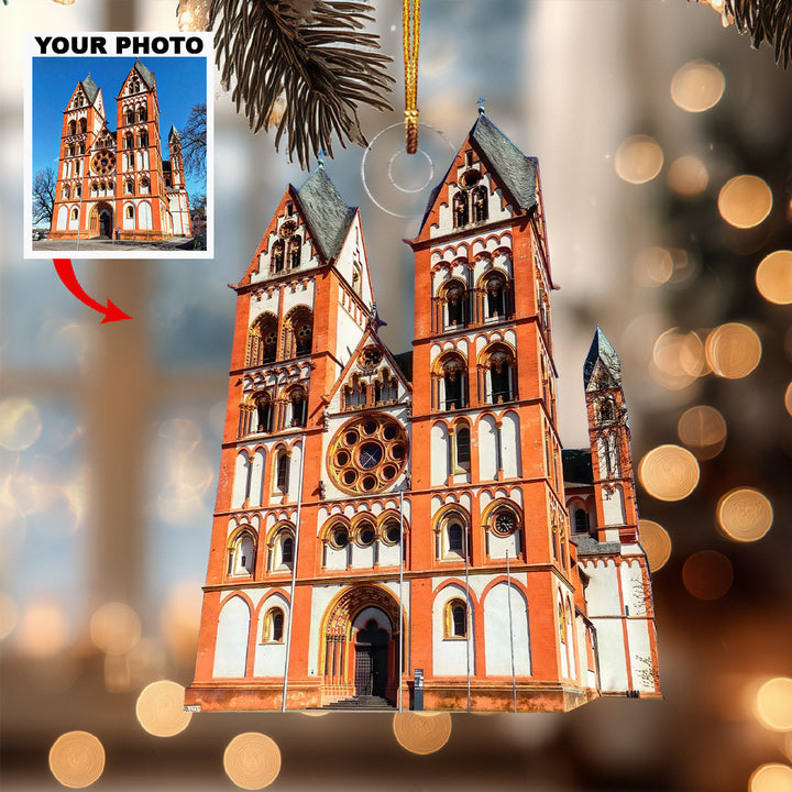 Church of Holy Light-Personalized Photo Mica Ornament-Christmas Gift For Family Members