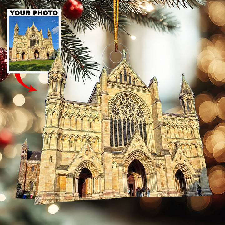 My Blessed Sanctuary-Personalized Photo Mica Ornament-Christmas Gift For Family Members