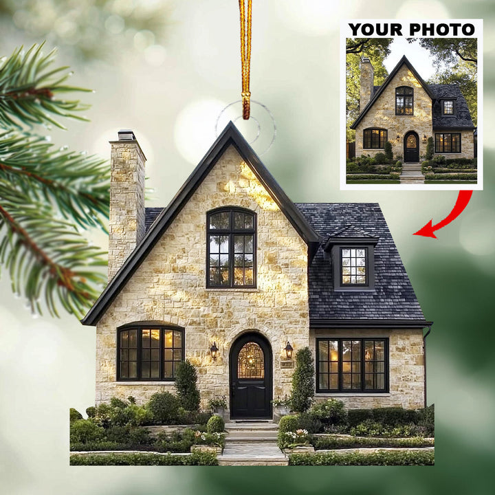 New Chapter-Personalized Photo Mica Ornament-Christmas Gift For Family Members