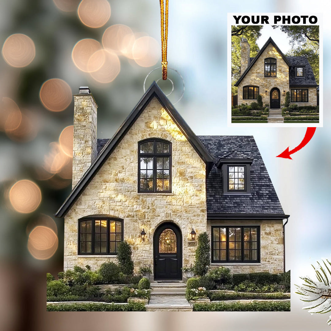 New Chapter-Personalized Photo Mica Ornament-Christmas Gift For Family Members