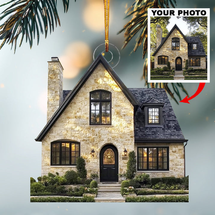 New Chapter-Personalized Photo Mica Ornament-Christmas Gift For Family Members