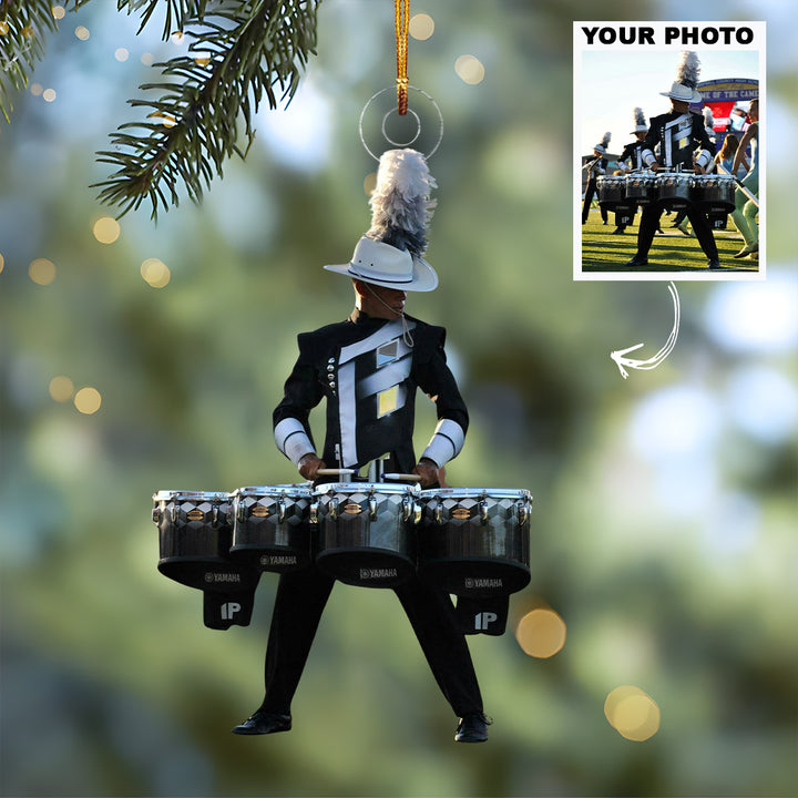Band Pride - Personalized Photo Mica Ornament - Christmas Gift For Music Lovers, Friends