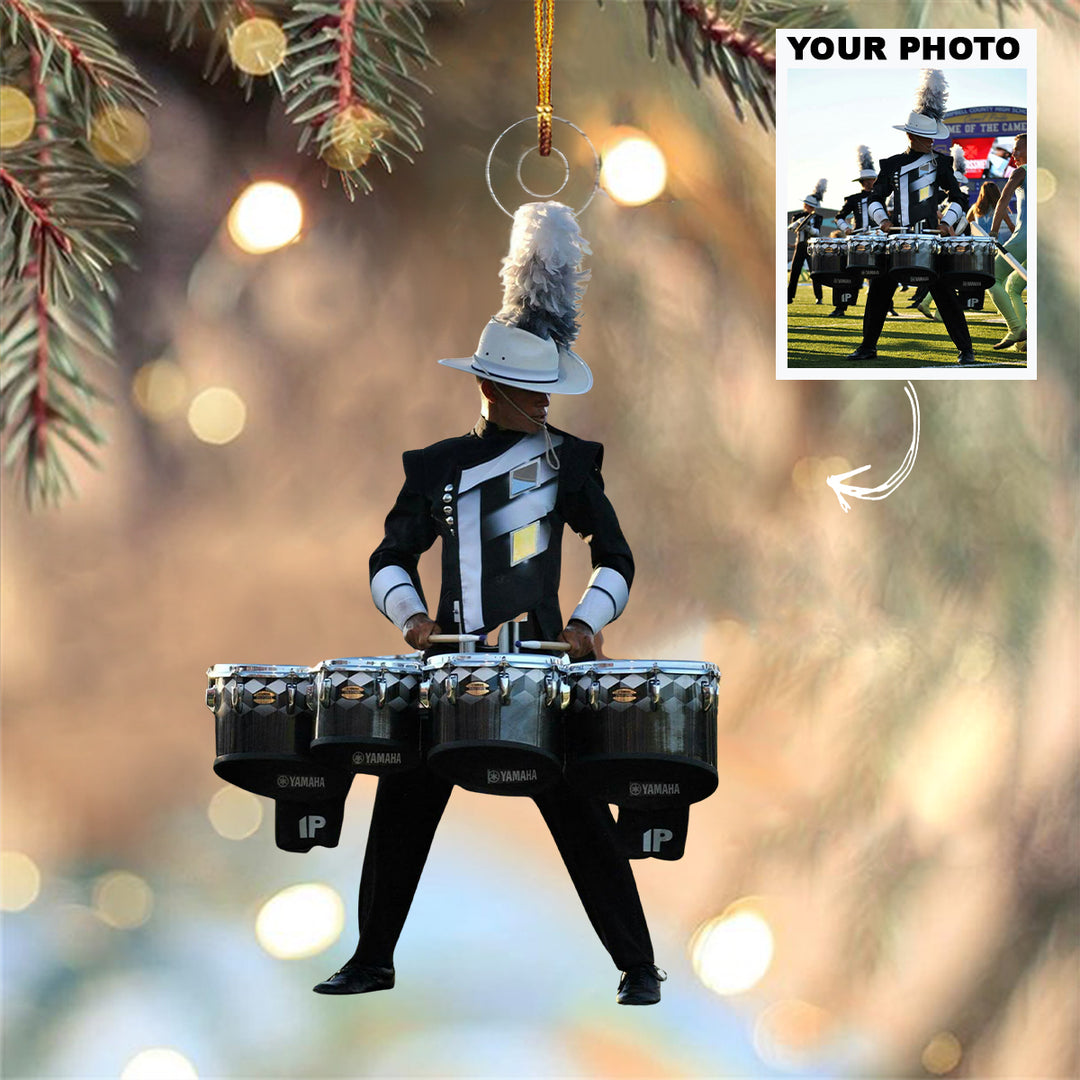 Band Pride - Personalized Photo Mica Ornament - Christmas Gift For Music Lovers, Friends