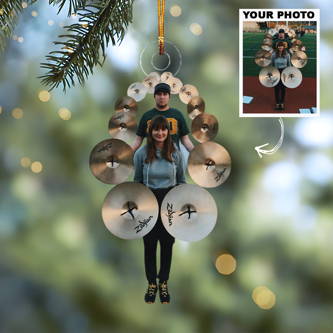 Band Spirit - Personalized Photo Mica Ornament - Christmas Gift For Music Lovers, Friends