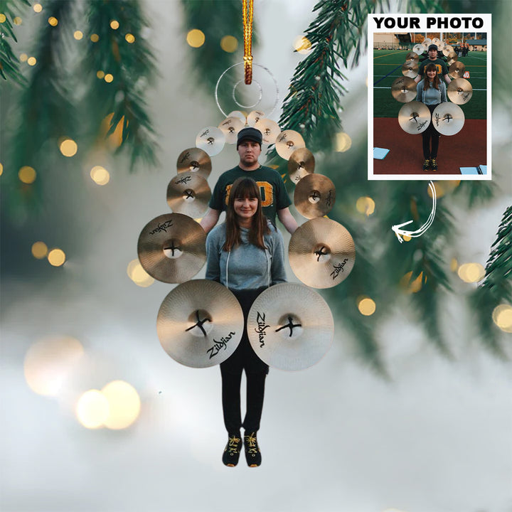 Band Spirit - Personalized Photo Mica Ornament - Christmas Gift For Music Lovers, Friends