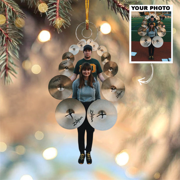 Band Spirit - Personalized Photo Mica Ornament - Christmas Gift For Music Lovers, Friends