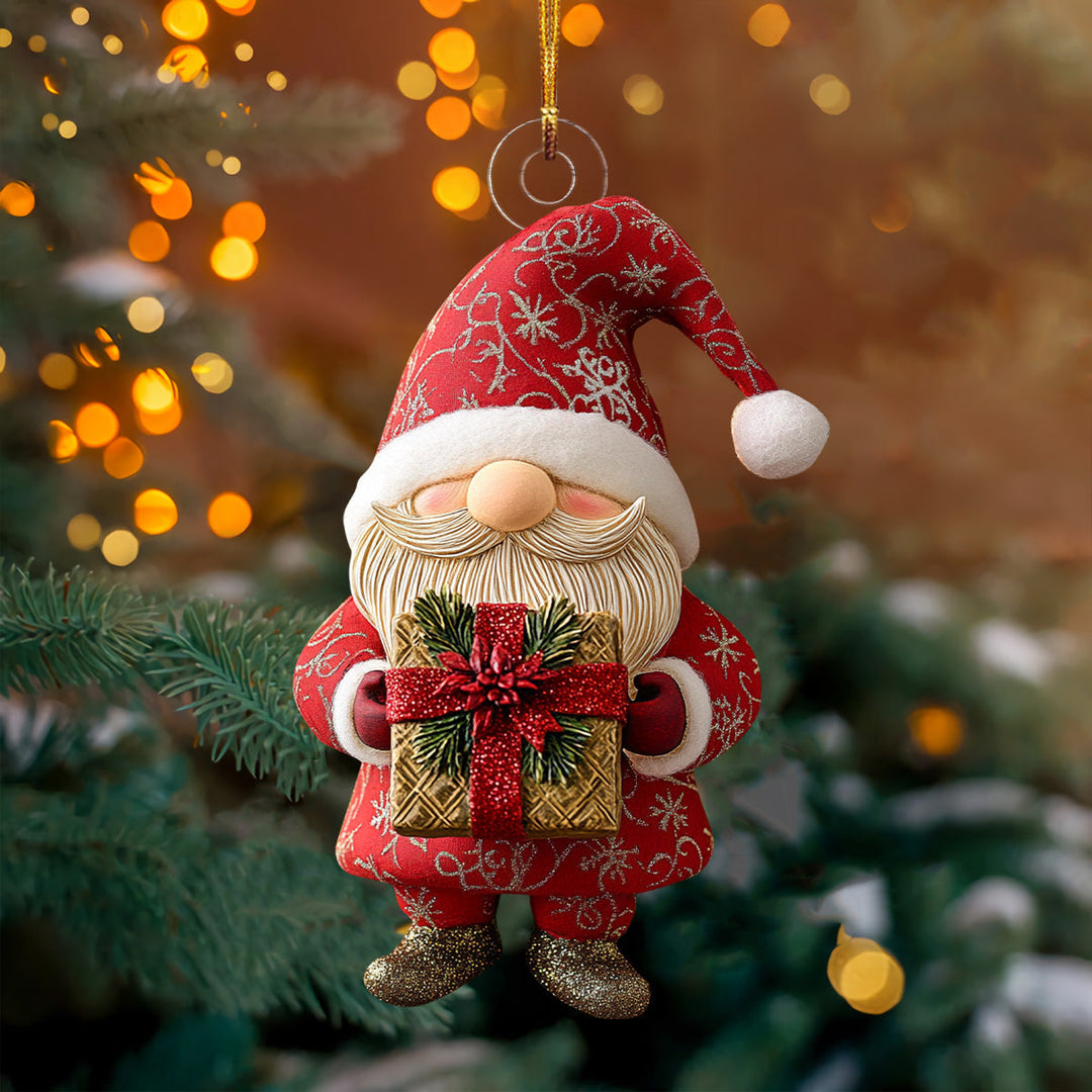 Whimsical Gnome Magic - Mica Ornament NCU0PD226