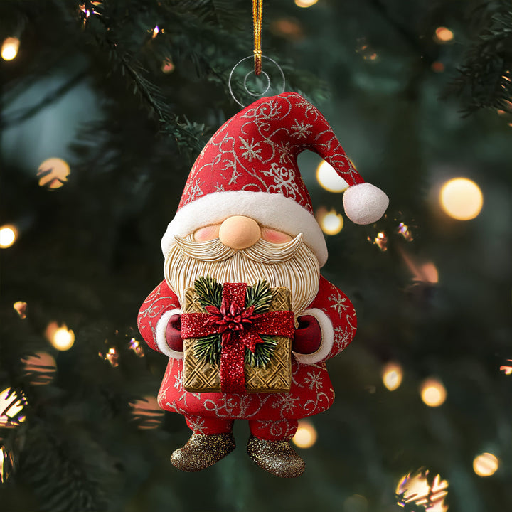 Whimsical Gnome Magic - Mica Ornament NCU0PD226