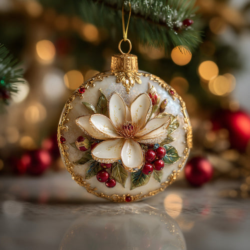 Whispers of Magnolia Mica Ornament NCU0DH116