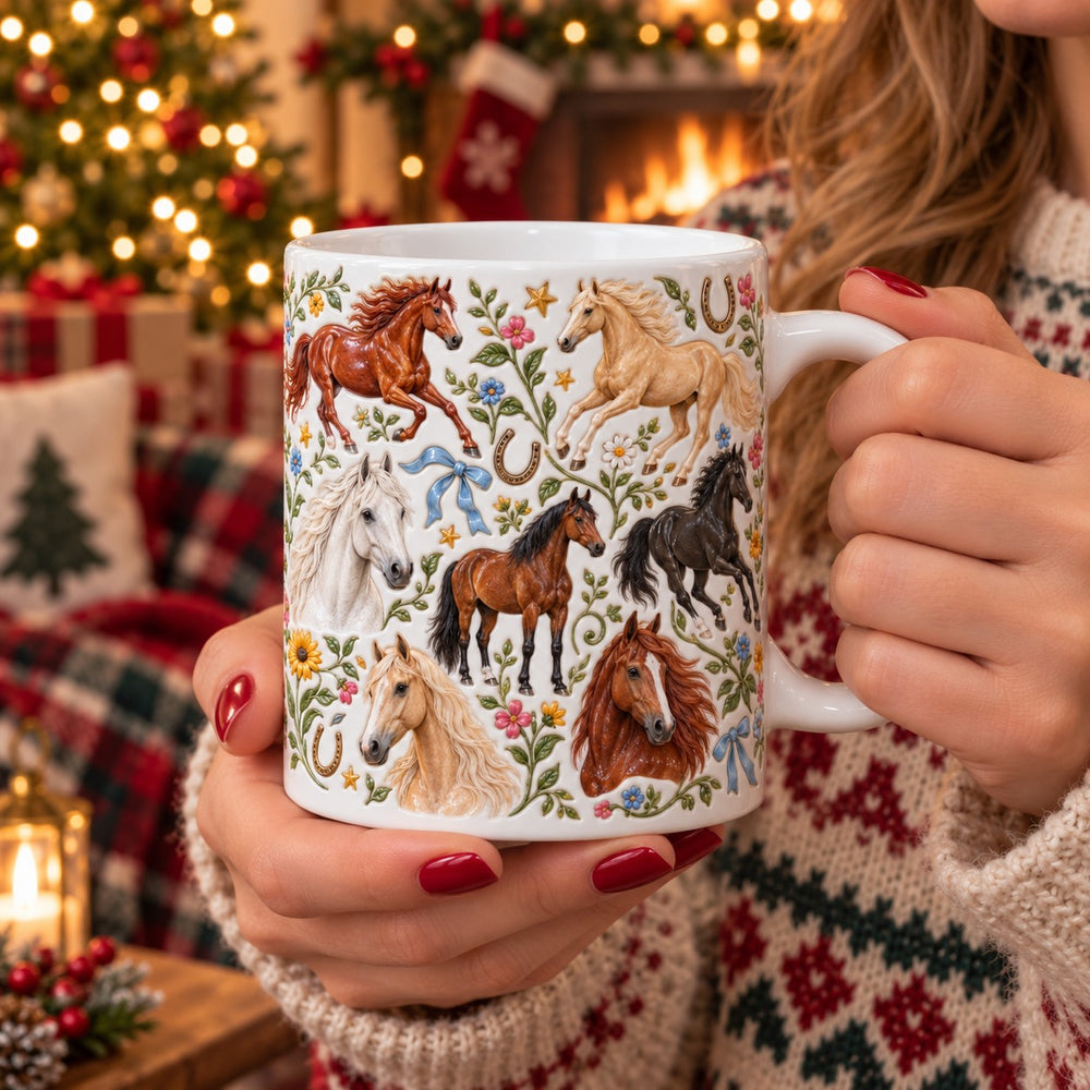 Wild Horses Ceramic Mug 2