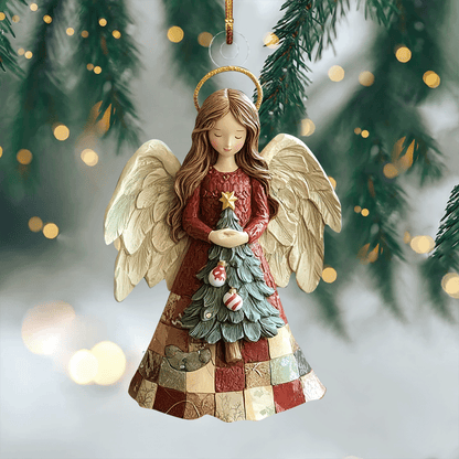 Winter Angel Charm - Mica Ornament NCU0PD206