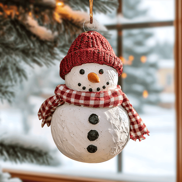 Winter Snowman Joy - Mica Ornament NCU0PD221