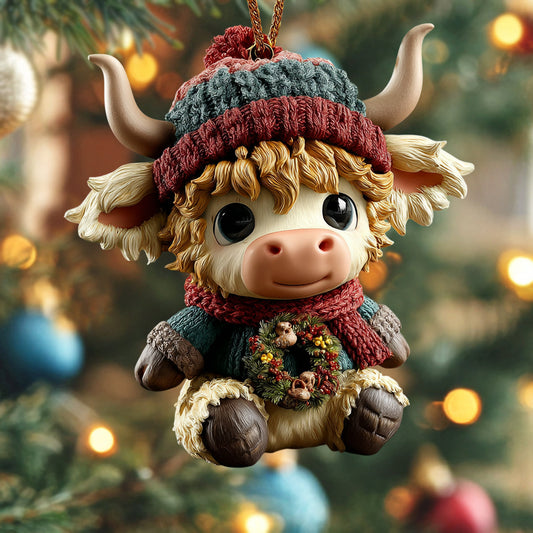 Winter Moo Mica Ornament NCU0NL188