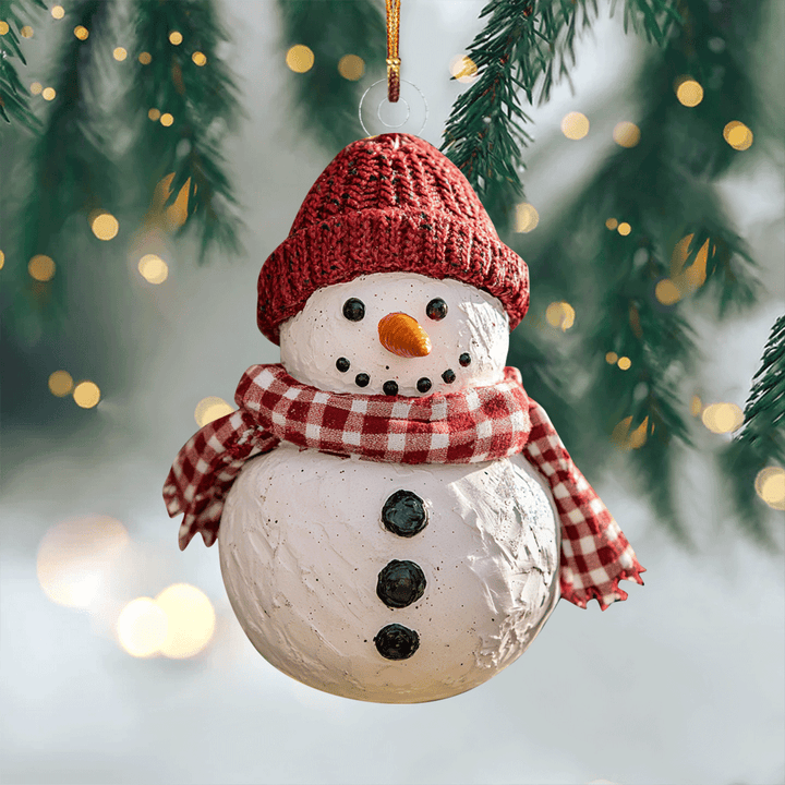 Winter Snowman Joy - Mica Ornament NCU0PD221