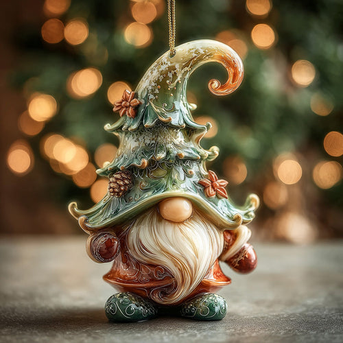 Winter Tree Gnome Mica Ornament NCU0DH187