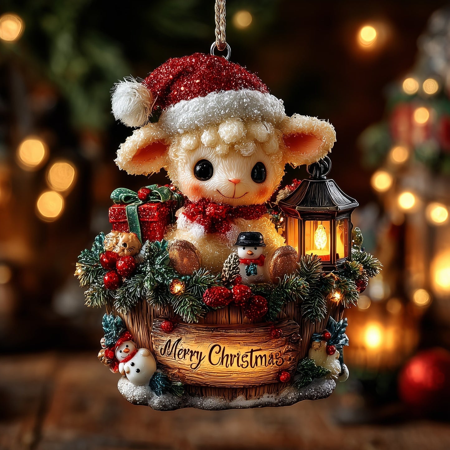Woolly Wonder Mica Ornament NCU0NL15