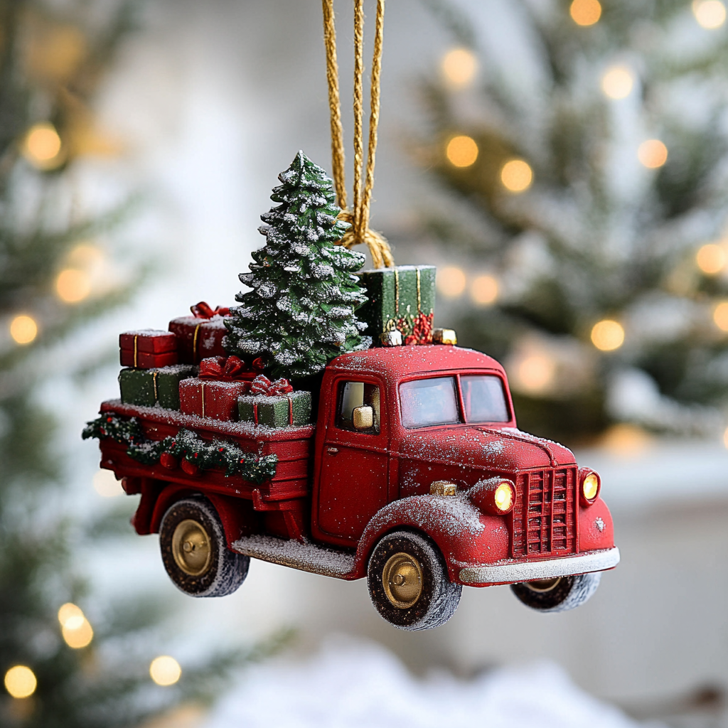 Yuletide Ride Mica Ornament NCU0VH066
