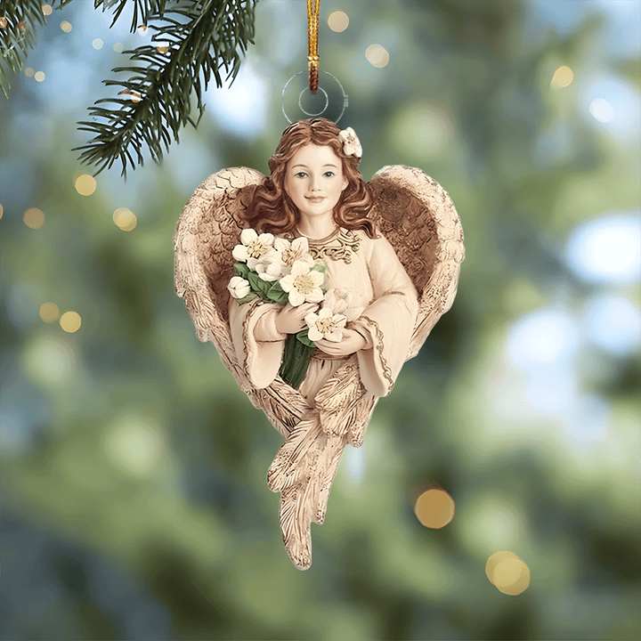 Angel Wings Mica Ornament  NCU0TL025