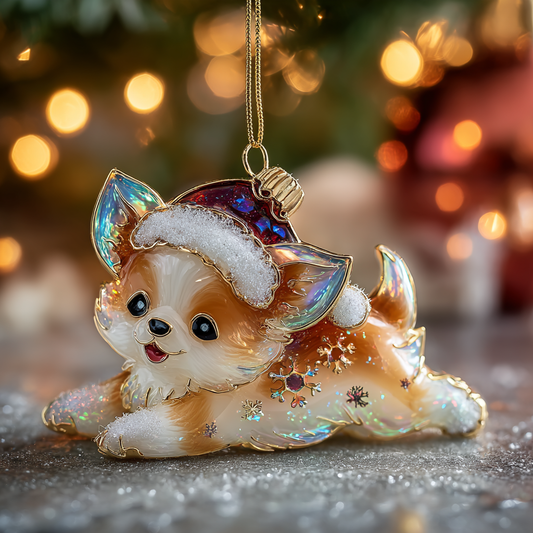 Joyful Pup of Mine Mica Ornament NCU0DH137