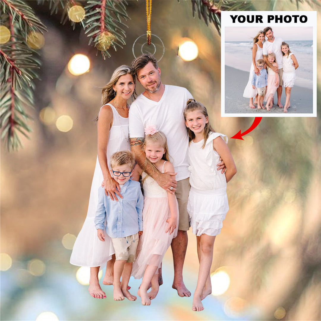 Family Is Life’s Greatest Blessing - Personalized Photo Mica Ornament - Christmas Gift For Family, Family Members