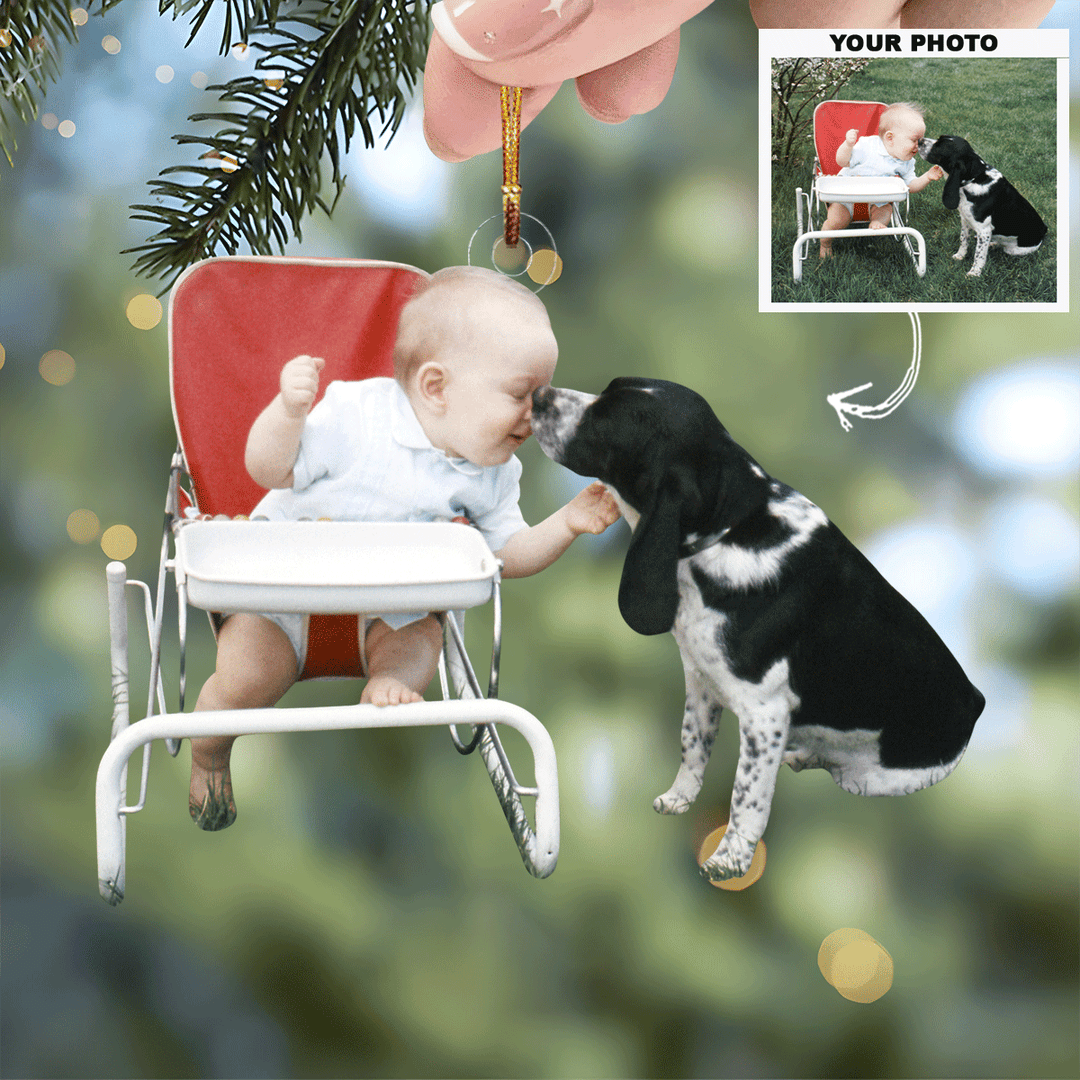 Capture The Moment - Personalized Photo Mica Ornament - Christmas Gift For Family, Family Members