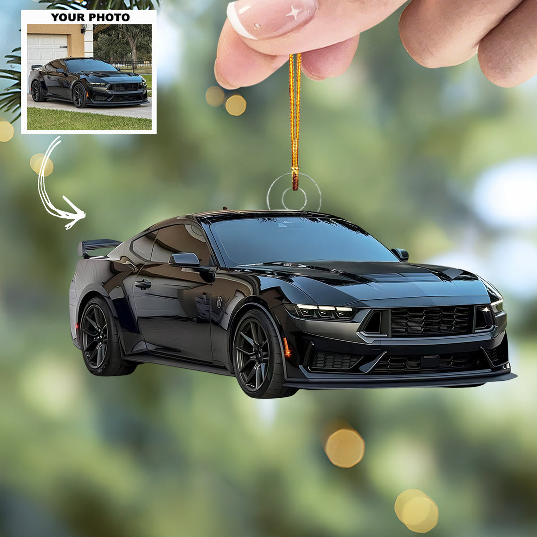 Highway Soul - Personalized Photo Mica Ornament - Customized Your Photo Ornament - Christmas Gift For Car Lovers