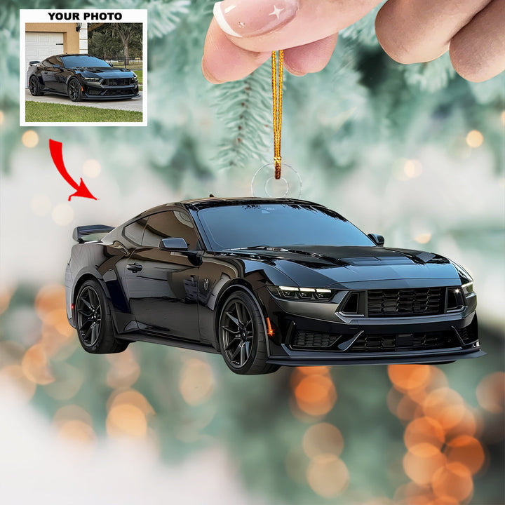 Highway Soul - Personalized Photo Mica Ornament - Customized Your Photo Ornament - Christmas Gift For Car Lovers