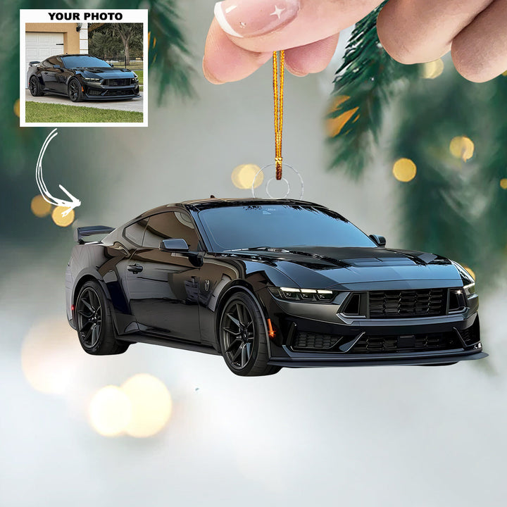 Highway Soul - Personalized Photo Mica Ornament - Customized Your Photo Ornament - Christmas Gift For Car Lovers