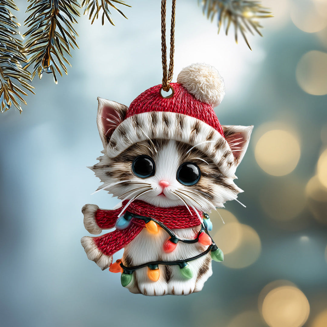 Noel Whiskers Mica Ornament NCU0DH031