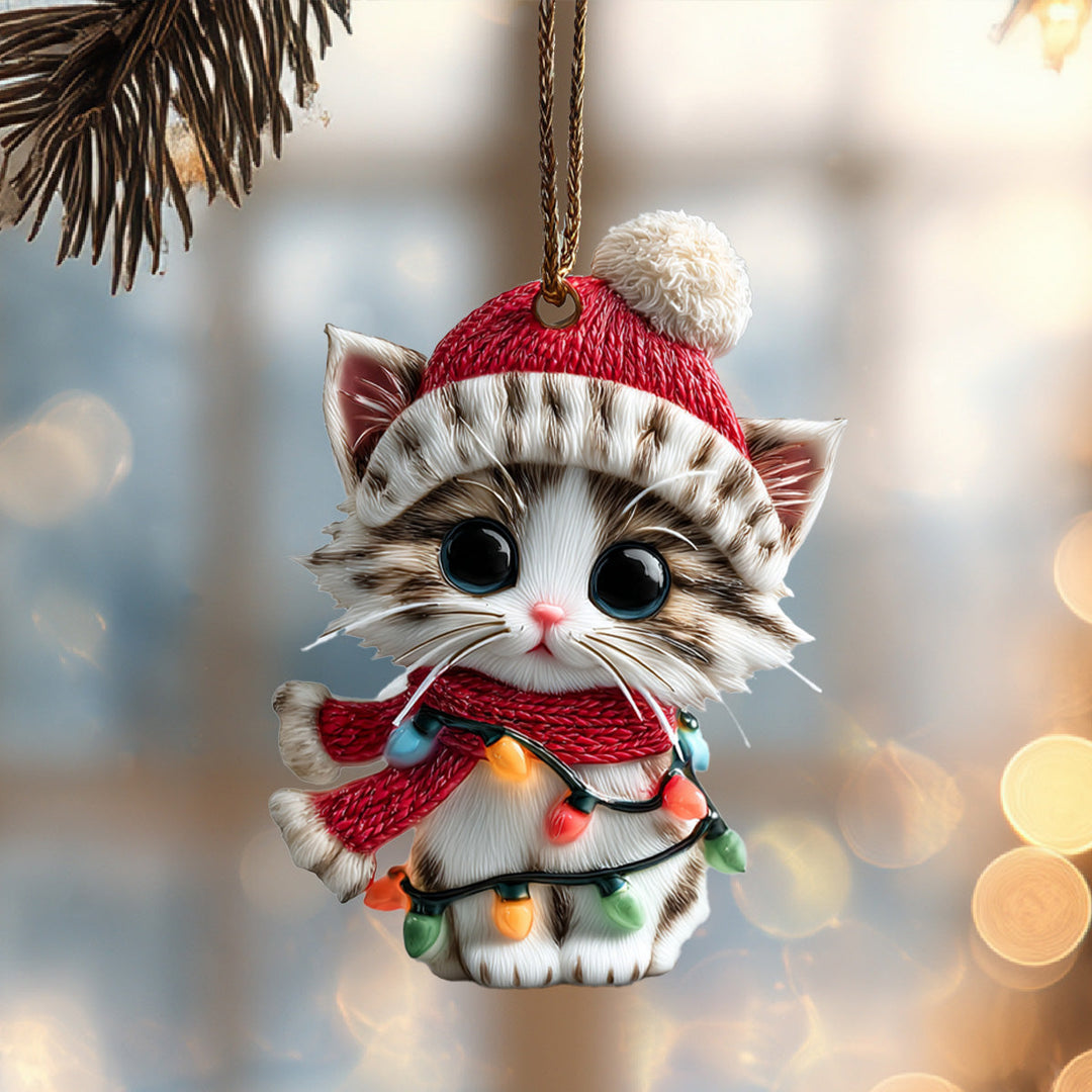 Noel Whiskers Mica Ornament NCU0DH031