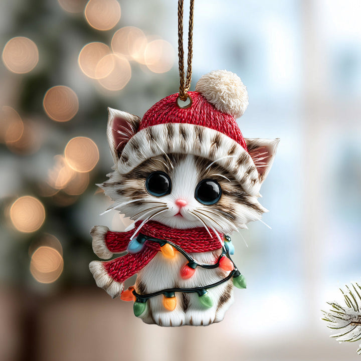 Noel Whiskers Mica Ornament NCU0DH031