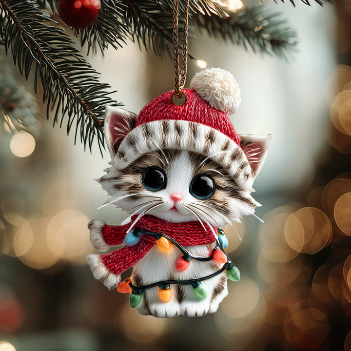 Noel Whiskers Mica Ornament NCU0DH031
