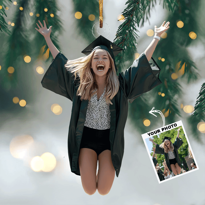 Graduation Day - Personalized Mica Ornament - Graduation Gift For Family Members