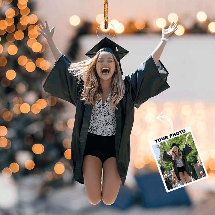Graduation Day - Personalized Mica Ornament - Graduation Gift For Family Members