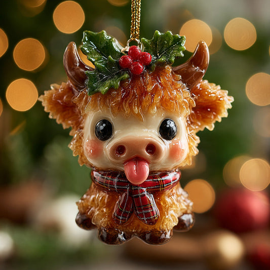 Winter Moo Mica Ornament NCU0DH040